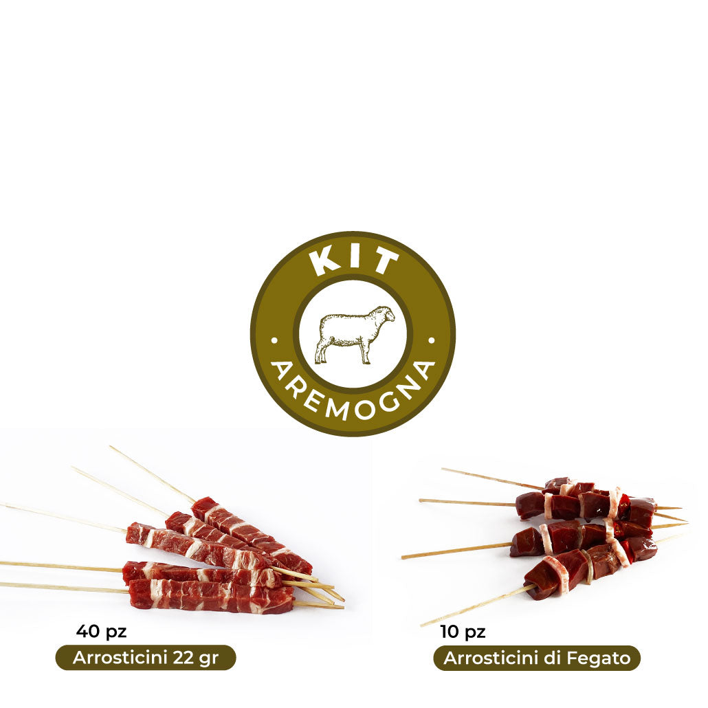 Kit Aremogna, arrosticini assortiti